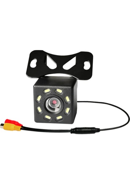 12V Tarzı 8 Işık Delikli Araba Arka Görüş Kamerası 4led Gece Görüş Geri Otomatik Park Monitörü Ccd IP68 Su Geçirmez 170 Derece Yüksek Çözünürlüklü Görüntü (Yurt Dışından)