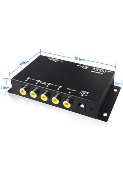 Hiçbiri Stili Seçenek 3 Oowlıvee Araba Video Kaydedici Dvr Bölünmüş Kutu Araba Aksesuarları 4 Kanal Anahtarı Hattı Sağ Sol Yan Ön Arka Görüş Kamerası Radyo Için (Yurt Dışından) indirimleri