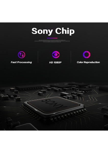 S-10MRCC 4-Pin Hd 1080P Sony Çip Lens 2.5 mm Araba Dikiz Kam Ters Gece Görüş 6 Cam 140 ° Geniş Açı Geri Park Kamerası (Yurt Dışından)