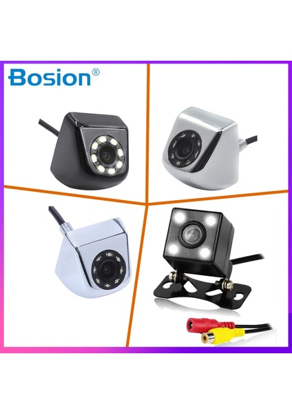 Sxt-5-Krom Gümüş Bosion Ab Stok Gece Görüş Araç Dikiz Kamerası Otomatik Arka Görüş Kamerası Araba Geri Ters Kamera Park Yardımı Kamerası (Yurt Dışından) fiyatları