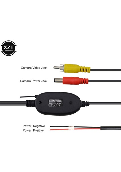 Siyah Araba Arka Görüş Kamerası Wifi Kablosuz Kablolama Kiti 2.4ghz Dc 12V Araç Kameraları Kablosuz Verici/alıcı (Yurt Dışından) modelleri