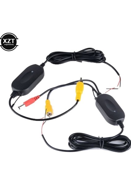 Siyah Araba Arka Görüş Kamerası Wifi Kablosuz Kablolama Kiti 2.4ghz Dc 12V Araç Kameraları Kablosuz Verici/alıcı (Yurt Dışından) fırsatları