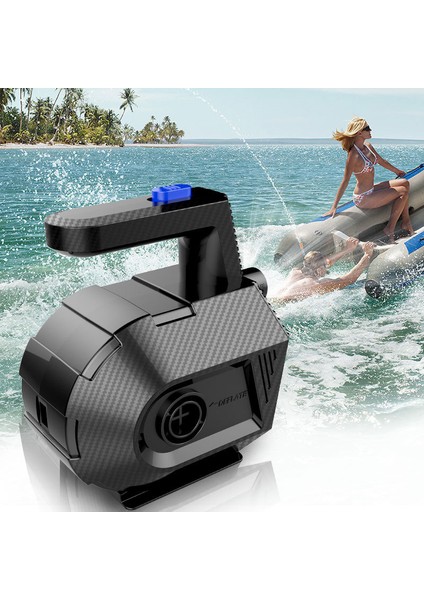 Kablolu 12V Lastik Pompası Elektrikli Şişirme Pompası + Şişme Yatak Kanepe Için Basınçlı Hava Pompası Havuz Raft Tekne Oyuncak ve Depolama Sıkıştırma Çanta (Yurt Dışından)
