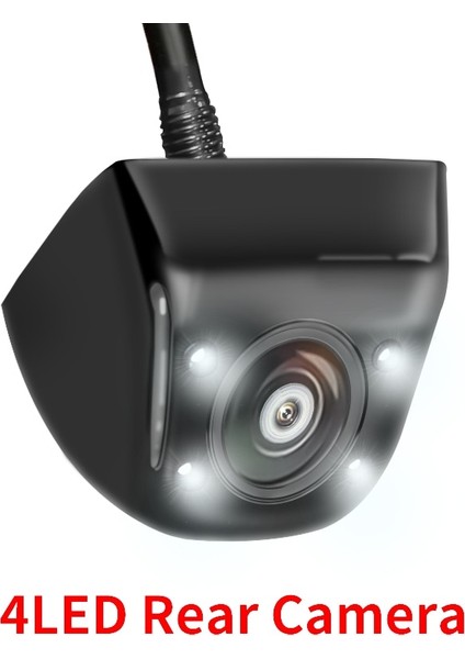 Siyah 4 LED Sınovcle Ters Kamera Dikiz Araba Ön ve Kızılötesi Kamera Gece Görüş Park Monitörü Için Su Geçirmez Ccd Hd Video (Yurt Dışından)