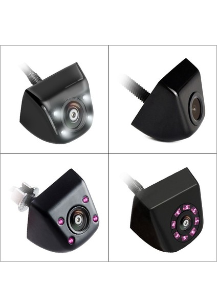 Siyah 4 LED Sınovcle Ters Kamera Dikiz Araba Ön ve Kızılötesi Kamera Gece Görüş Park Monitörü Için Su Geçirmez Ccd Hd Video (Yurt Dışından) fiyatları