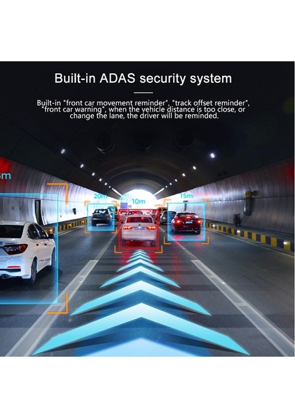 Hiçbiri Stili U3 Full Hd 1080P Mini Araba Dvr Kamera U3 Adas Otomatik Dijital Video Kaydedici Çizgi Kam Android Multimedya Oynatıcı Için G-Sensör Araba Dvr'leri (Yurt Dışından)