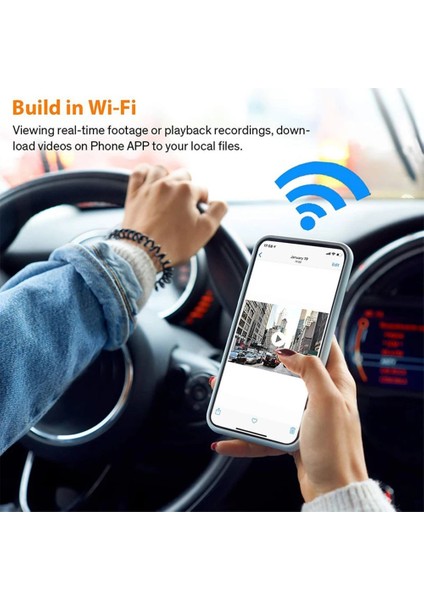 Hiçbiri Stili USB Sürümü Adas 1080P Wıfı Çizgi Kam Dvr Çizgi Kamera Araba Wıfı Çizgi Kam Android Dvr Araç Kaydedici Çizgi Kam Gece Sürümü 1080P Kaydedici (Yurt Dışından)