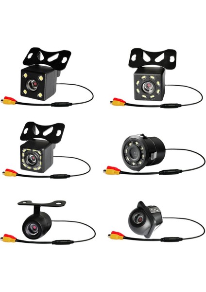 12V Tarzı Yarım Daire Kamera Araba Dikiz Evrensel Kamera LED Gece Görüş Ters Otomatik Park Monitörü IP68 Su Geçirmez 170 ° Yüksek Çözünürlüklü Görüntü (Yurt Dışından) modelleri