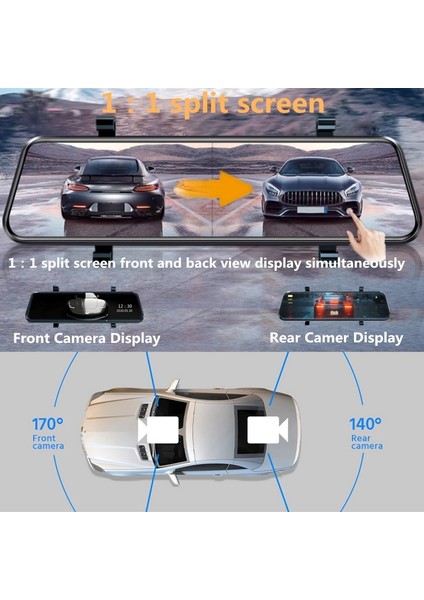 16G Tarzı 3.5sd Arka Kamera Yok Araba Dvr 10 Inç Akış Medya Çift Lens Video Kaydedici Dikiz Aynası Çizgi Kam Ön ve Arka Kamera Gece Görüş Çizgi Kam (Yurt Dışından) fırsatları