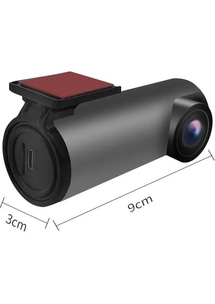 Hiçbiri Stili Siyah Şerit Çizgi Kam Full Hd 1800P Gps Araç Sürücüsü Otomatik Video Dvr X6 Akıllı Bağlantı Android Araba Kamera Kaydedici Adas 24H Park Monitörü (Yurt Dışından)