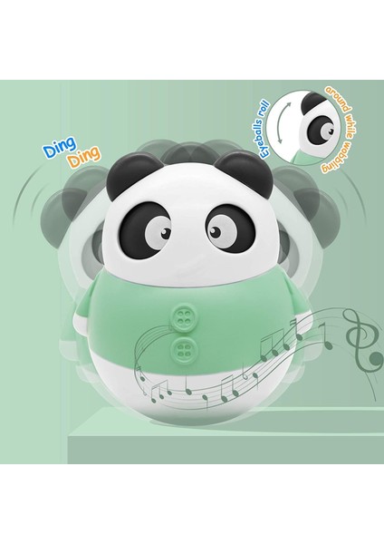Rolling Panda, Bebek Yuvarlanma Zamanı Oyuncak, 36 Ay ve Üzeri Erkek ve Kız Çocuklar Için Sevimli Müzik Oyuncak Hediyesi, Sevimli Yetişkin Ofis Masası Oyuncağı Yeşil (Yurt Dışından) fiyatları