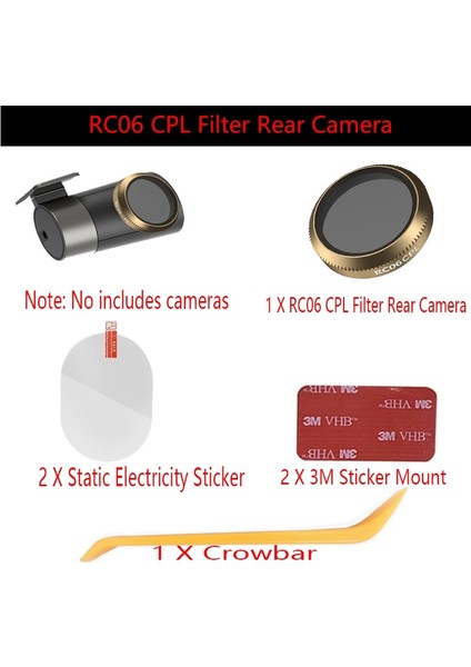 Paket 2 70MAI Pro Plus + A500S Için Cpl Filtresi Veya RC06 Arka Kamera Cpl Filtresi Orijinal 70MAI A500S Için Aksesuar Seti Statik Etiket (Yurt Dışından) indirimleri