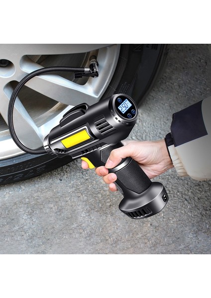 Kablolu Dijital 120W Taşınabilir Araba Hava Kompresörü Kablosuz El Araba Şişme Pompa Elektrikli Otomobiller Lastik Şişirme Araba Için LED Işık ile (Yurt Dışından) fiyatları