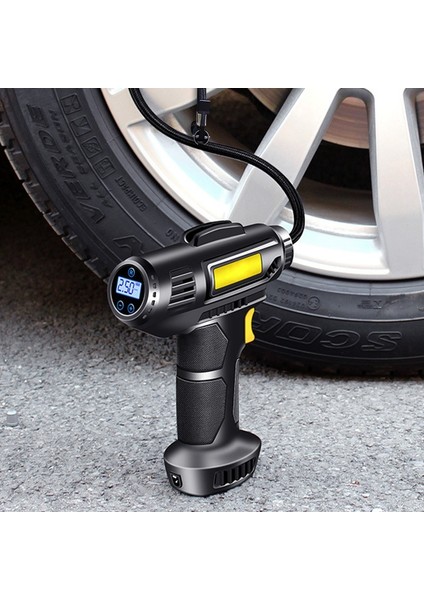 Kablolu Dijital 120W Taşınabilir Araba Hava Kompresörü Kablosuz El Araba Şişme Pompa Elektrikli Otomobiller Lastik Şişirme Araba Için LED Işık ile (Yurt Dışından) fırsatları