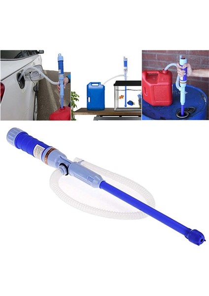 Mavi Sıvı Yağ Transfer Pompası Su Pompası Powered Elektrikli Açık Araba Araç Yakıt Gaz Transfer Emme Pompaları Sıvı Transfer Yağı (Yurt Dışından)