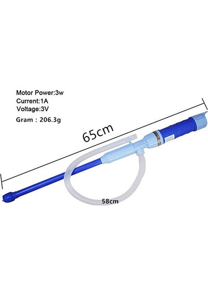 Mavi Sıvı Yağ Transfer Pompası Su Pompası Powered Elektrikli Açık Araba Araç Yakıt Gaz Transfer Emme Pompaları Sıvı Transfer Yağı (Yurt Dışından)