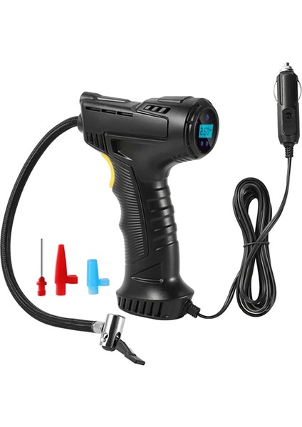 Kablolu Dijital 120W Şarj Edilebilir Hava Kompresörü Kablosuz Şişme Pompa Taşınabilir Hava Pompası Araba Lastik Şişirme Dijital Araba Bisiklet Topları Için (Yurt Dışından)