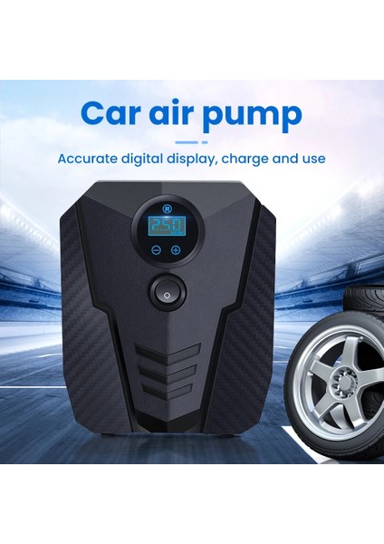 Işaretçi 150PSI Araba Hava Pompası 12V Hava Kompresörü Şişirme Pompası LED Elektrikli Dijital Lastik Şişirme Oto Lastik Pompası Motosiklet Topları Için (Yurt Dışından) modelleri