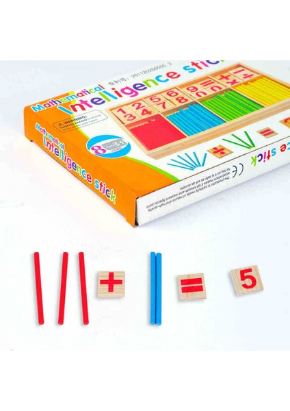 Sayı Blokları ve Çubuklarını Sayma | Çocuklar Için Montessori Oyuncakları Öğreniyor| Matematik Manipülatifleri Için Evde Okul Malzemeleri (Yurt Dışından) modelleri