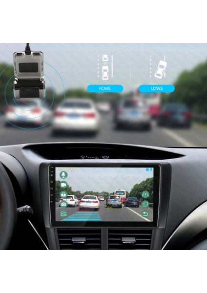 W05D Tf Kartı Yok Srnubi Adas USB Araba Dvr Dash Kamera Döngü Otomatik Android Multimedya Oynatıcı Için Kayıt Sd Kart ile Gizli Tip Hareket Algılama (Yurt Dışından)