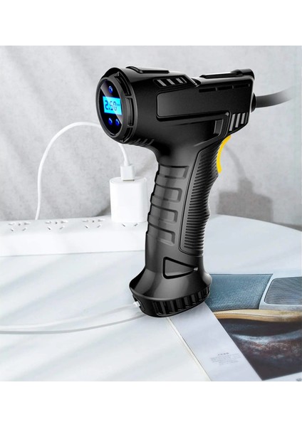 No.1 Boyutu 120W Araba Hava Pompası Şişme Pompa Şarj Edilebilir Hava Kompresörü Dijital Kablolukablosuz Araba Oto Lastik Şişirme Ekipmanları (Yurt Dışından) indirimleri