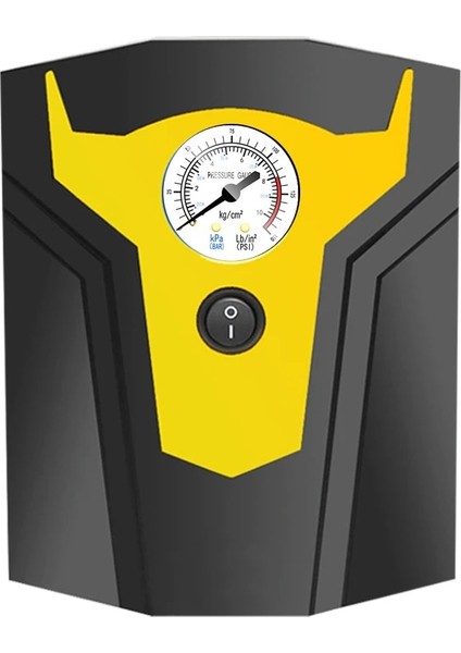 Işaretçi Stili Taşınabilir I Araba Lastik Şişirme Dijital Ekran Hava Kompresörü Pompası, LED Işıklı DC12V Araba Motosiklet Için Pompa (Yurt Dışından)