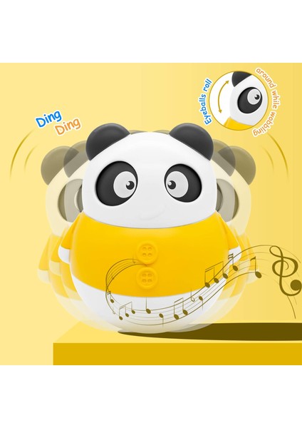 Rolling Panda, Bebek Yuvarlanma Zamanı Oyuncak, 36 Ay ve Üzeri Erkek ve Kız Çocuklar Için Sevimli Müzik Oyuncak Hediye, Sevimli Yetişkin Ofis Masası Oyuncak Sarı (Yurt Dışından) fiyatları