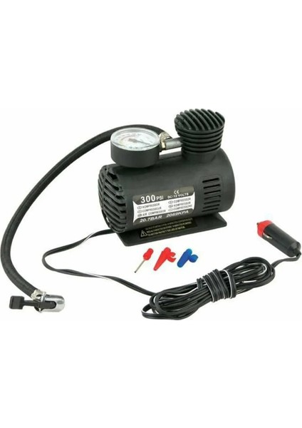 DC12V Ar Lastik Şişirme Oto Mini Hava Kompresörü Lastik Pompası Basınç Göstergesi ile Araba Bisiklet Motosiklet Topu (Yurt Dışından)