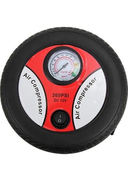 Araba Lastik Şişirme Pompası Hava Kompresörü Mini Lastik Tasarımı 12V Giriş Voltajı Elektrikli Şişirme Makinesi Çoğu Arabaya Uygun (Yurt Dışından)