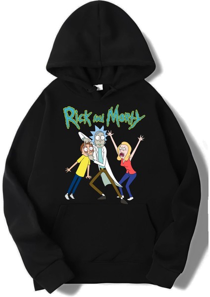 Unisex Oversize Rick And Morty Hoodie