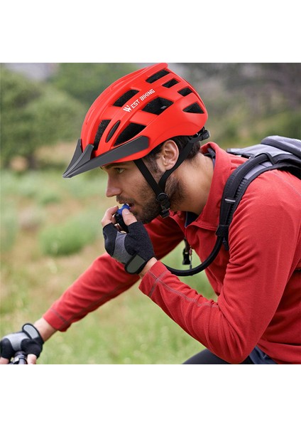 Batı Bisiklet Bisiklet Kaskı Bisiklet Ultralight Kask Entegral Kalıplı Yol Bisikleti Mtb Kaskları Güvenli Erkek Kadın 54-61CM, Siyah L (Yurt Dışından)