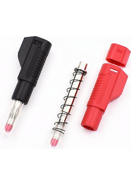 10 Takım Geri Çekilebilir Kılıf 4mm Muz Fiş Konnektörleri Istiflenebilir Tel Lehim Multimetre Test Uçları Fiş Adaptörü (Yurt Dışından) modelleri