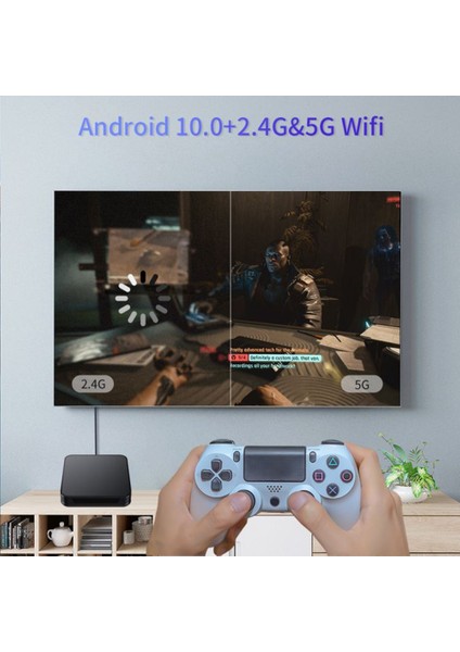 I96 H3 Tv Kutusu 1 GB + 8 GB IK316 4 K Android 10.0 Akıllı Tv Kutusu 2.4g 5g Wifi Medya Oynatıcı Set Üstü Kutusu Ingiltere Tak (Yurt Dışından)