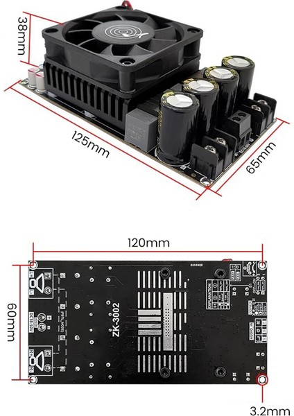 TPA3255 Dijital Ses Güç Amplifikatörü Kurulu Stereo Amp 300WX2 Pbtl Mono Ses Amplifikatörü 600W Ses Hoparlör Amplifikatörü (Yurt Dışından)