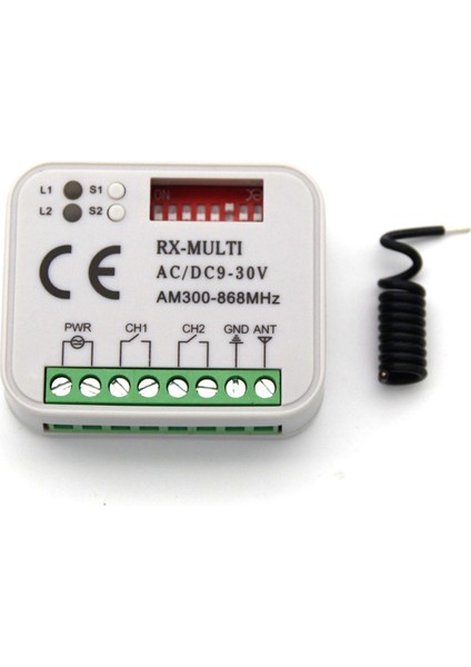 Evrensel 300-868 Mhz Rx-Çok Frekanslı Alıcı Anahtarı Ac/dc 9-30V Garaj Kapısı Komut Kapısı Kontrol Verici (Yurt Dışından) modelleri