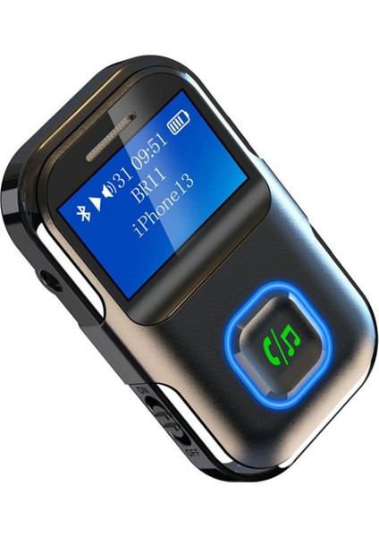 BR11 Bluetooth Alıcısı Handsfree Büyük Ekran Aramaları 3.5mm Kablosuz Ses Adaptörü Alıcısı Taşınabilir Mp3 Çalar (Yurt Dışından) indirimleri
