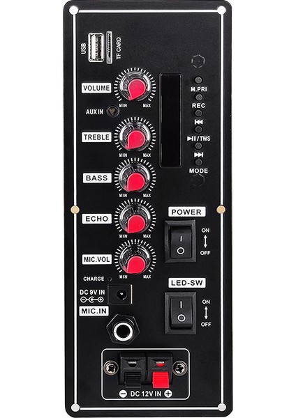7.4V Amplifikatör Kurulu Kare Dans 2X10W Hoparlör Amplifikatör Desteği Bluetooth Aux U-Disk 5-8 Inç Hoparlör Dıy Ev Sineması (Yurt Dışından)