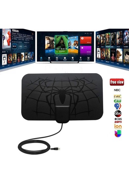 Tv Anteni VHF(170-240MHZ)/UHF(470-860MHZ) Mini Iç Mekan Dijital Hd Tv Anteni Full Hd Kanal Anteni (Yurt Dışından) modelleri