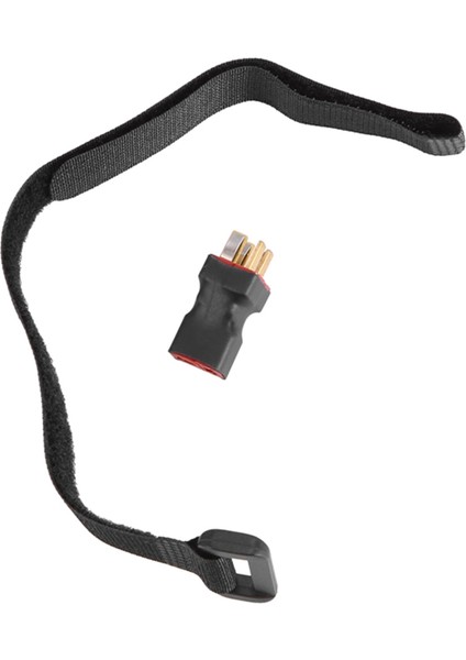 Uzaktan Kumanda Araba Aksesuarları Çift Pil Konektörü T-Şekilli Adaptör, Xlh 9125 Rc Için Sabitleme Kayışı ile (Yurt Dışından)