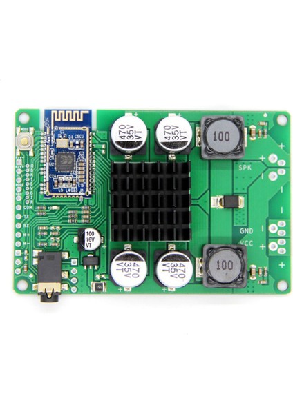 Bluetooth 5.0 Amplifikatör Kurulu Tws Aux 80/100 W Seri Bağlantı Noktası Adı Değiştirmek Için Mono Stereo Modülü Kablosuz Stereo Amplificador (Yurt Dışından)