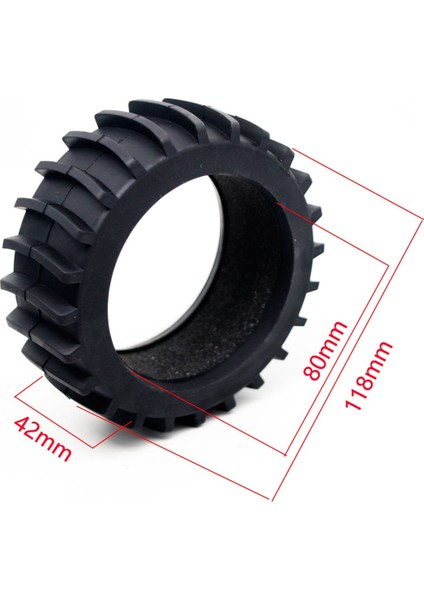 4 Adet 118MM 1/8 Rc Off-Road Buggy Araba Kauçuk Kar Kum Lastik Lastik Hsp Redcat Losi Hpı Kyosho Mp9 Hobao Hyper Parçaları (Yurt Dışından) fırsatları