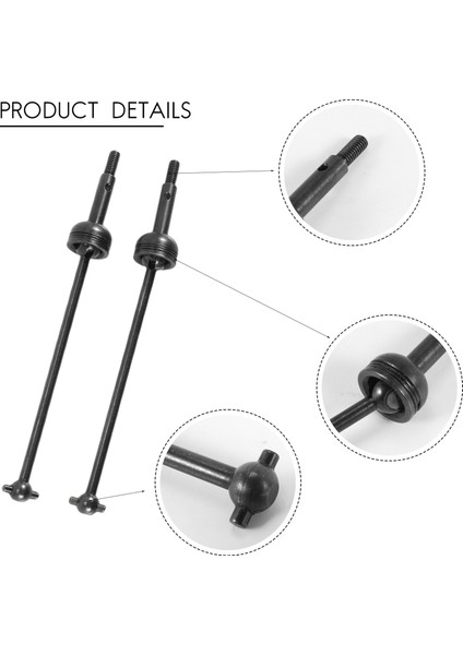 Metal Cvd Tahrik Mili Tekerlek Aks Diferansiyel Fincan Wltoys 144001 124019 124018 Rc Araba Yükseltme Parçaları Aksesuarları (Yurt Dışından) indirimleri