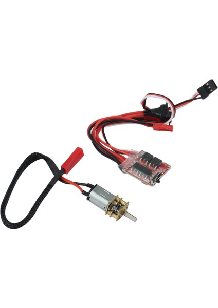 N20 Mini Metal Dişli Motor 200RPM Dc Motor ve 30A Esc Orlando Hunter 1/35 Rc Araba Yükseltme Parçaları (Yurt Dışından)