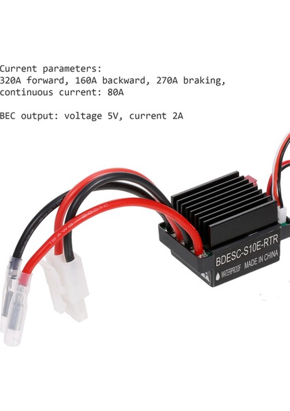 Rc Gemi ve Tekne R/c Hobi 6-12 V Fırçalı Motor Hız Kontrol Cihazı Esc 320A Fırçalanmış Motor Hız Kontrol Cihazı Rc Tekne Araba Için (Yurt Dışından)