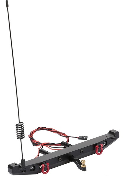Metal Arka Tampon ile LED Işık Anten Kuyruk Kancası 1:10 Rc Paletli Araba Traxxas Trx4 Eksenel SCX10 90046 (Yurt Dışından) fiyatları