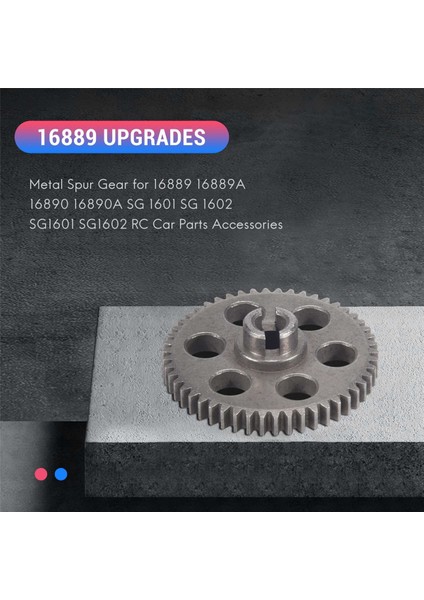 Metal Düz Dişli Hbx 16889 16889A 16890 16890A Sg 1601 Sg 1602 SG1601 SG1602 Rc Araba Parçaları Aksesuarları (Yurt Dışından)