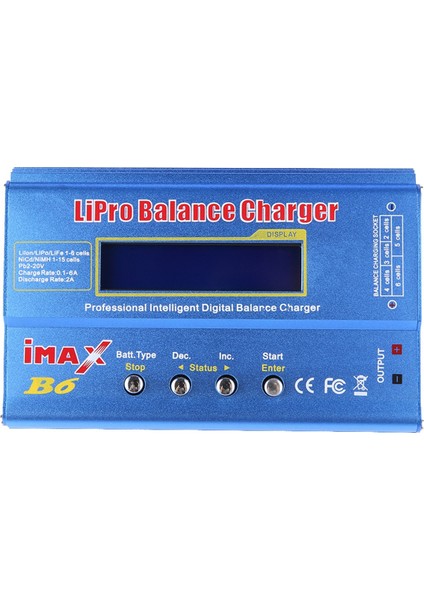 Imax B6 80W Lipo Pil Şarj Cihazı + T Fiş Lipo Nimh Li-Ion Ni-Cd Dijital Lipro Şarj Dengeleyici Pil Akıllı Şarj Cihazı (Yurt Dışından)