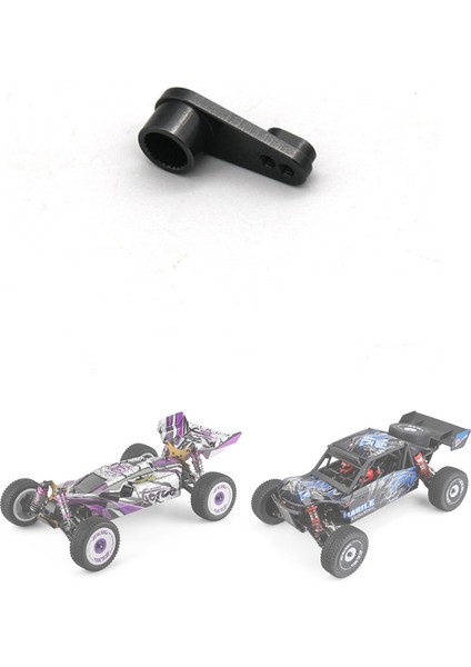Metal Servo Kol Servo Korna Wltoys 144001 144002 124016 124017 124018 124019 Rc Araba Yükseltme Parçaları, Titanyum (Yurt Dışından)