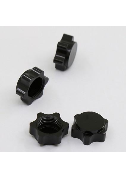 4 Adet Alüminyum Jant Göbeği Kapağı Anti-Toz Kapağı 17MM Altıgen Somun 1/8 Rc Araba Için, Siyah (Yurt Dışından) modelleri