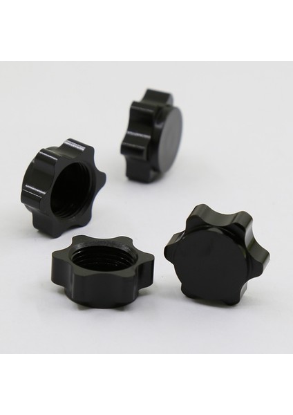 4 Adet Alüminyum Jant Göbeği Kapağı Anti-Toz Kapağı 17MM Altıgen Somun 1/8 Rc Araba Için, Siyah (Yurt Dışından) fırsatları